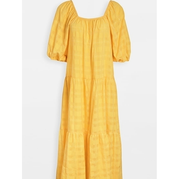 New Solid & Striped Peasant Midi Dress/Swim Cover-Up Resortwear NWT Size Medium - Picture 8 of 17